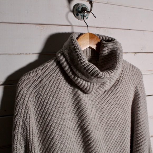 Soft & Cozy Oversized Cowl Neck Poncho - Picture 3 of 7